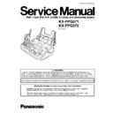Panasonic KX-FPG371, KX-FPG372 (serv.man3) Service Manual