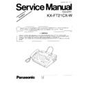 Panasonic KX-FT21CX-W Service Manual Simplified