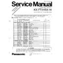Panasonic KX-FT31BX-W Service Manual Simplified