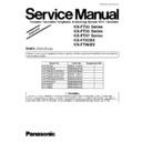 Panasonic KX-FT33, KX-FT35, KX-FT37, KX-FT42BX, KX-FT46BX Service Manual Supplement