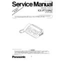 Panasonic KX-FT33NZ Service Manual Simplified