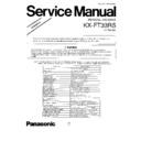 Panasonic KX-FT33RS Service Manual Simplified