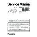Panasonic KX-FT502RU-B, KX-FT502RU-W, KX-FT504RU-B, KX-FT504RU-W Service Manual
