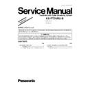 Panasonic KX-FT76RU-B (serv.man2) Service Manual Supplement