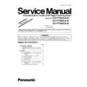Panasonic KX-FT982CA-B, KX-FT984CA-B, KX-FT988CA-B (serv.man3) Service Manual Supplement