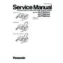 kx-ft982ca, kx-ft984ca, kx-ft988ca service manual