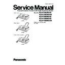 kx-ft982ru, kx-ft984ru, kx-ft988ru service manual
