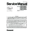 Panasonic KX-MB1500RUB, KX-MB1500RUW, KX-MB1520RUB, KX-MB1520RUW, KX-MB1500RUD Service Manual