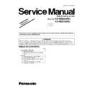 Panasonic KX-MB283RU, KX-MB783RU (serv.man4) Service Manual Supplement