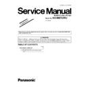 Panasonic KX-MB763RU (serv.man10) Service Manual Supplement