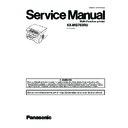 Panasonic KX-MB763RU (serv.man13) Service Manual