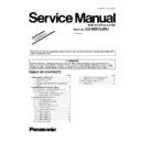 Panasonic KX-MB763RU (serv.man2) Service Manual Supplement