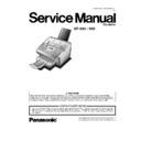 Panasonic UF-585, UF-595 (serv.man2) Service Manual