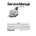 Panasonic UF-585, UF-595 Service Manual