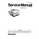 Panasonic UF-885, UF-895 (serv.man2) Service Manual