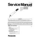 Panasonic EH-KA42-V865, EH-KA22-V865 Service Manual