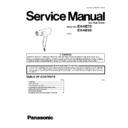 Panasonic EH-NE70, EH-NE60 Service Manual