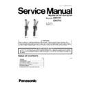 Panasonic EH1771, EH1711 Service Manual