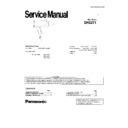Panasonic EH2271 Service Manual