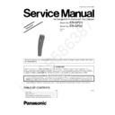 Panasonic ER-GP21-K820, ER-GP22 Service Manual