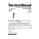 Panasonic ER-GP30-K520 Service Manual Simplified