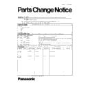 Panasonic ER-GP80-K820, ER-GP81 Service Manual Parts change notice