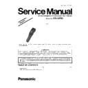 Panasonic ER-GP80-K820 Service Manual Simplified