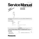 Panasonic ER148-E2, ER149-E2 Service Manual Simplified