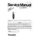 Panasonic ER1611, ER1611K820 Service Manual Simplified