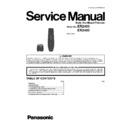 Panasonic ER2403, ER2405 Service Manual