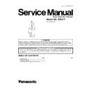 Panasonic ER417 (serv.man2) Service Manual