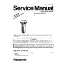 Panasonic ES-CV51-S820 Service Manual Simplified
