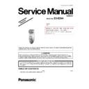 Panasonic ES-ED94-S520 Service Manual Simplified