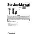 Panasonic ES-LA93, ES-LA63 Service Manual