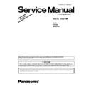 Panasonic ES-LV9N-S820 Service Manual Simplified