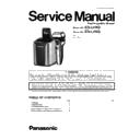 Panasonic ES-LV9Q-S820 Service Manual