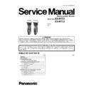 Panasonic ES-RT53-S520, ES-RT33-S520 Service Manual