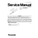 Panasonic ES-WC20VP520 Service Manual