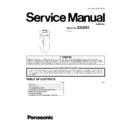 Panasonic ES2053, ES2053A503, ES2053A530 Service Manual