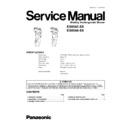 Panasonic ES8043-E8, ES8044-E8 Service Manual