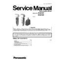 Panasonic ES8101, ES8109, ES8109S503, ES8109S520, ES8101S503, ES8103S503 Service Manual