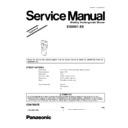 Panasonic ES8807-E8 Service Manual Supplement