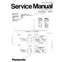 Panasonic ES882, ES883 Service Manual