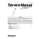 Panasonic EW-DE92-S820 Service Manual