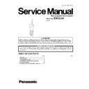 Panasonic EW-DJ40 Service Manual