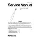 Panasonic EW-DL82-W820 Service Manual