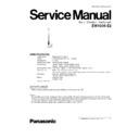 Panasonic EW1035-E2 Service Manual