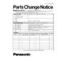 ew1211, ew1211w835 service manual parts change notice
