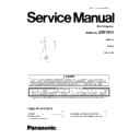 Panasonic EW1611W520 Service Manual