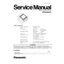 Panasonic EW3036-E2 Service Manual